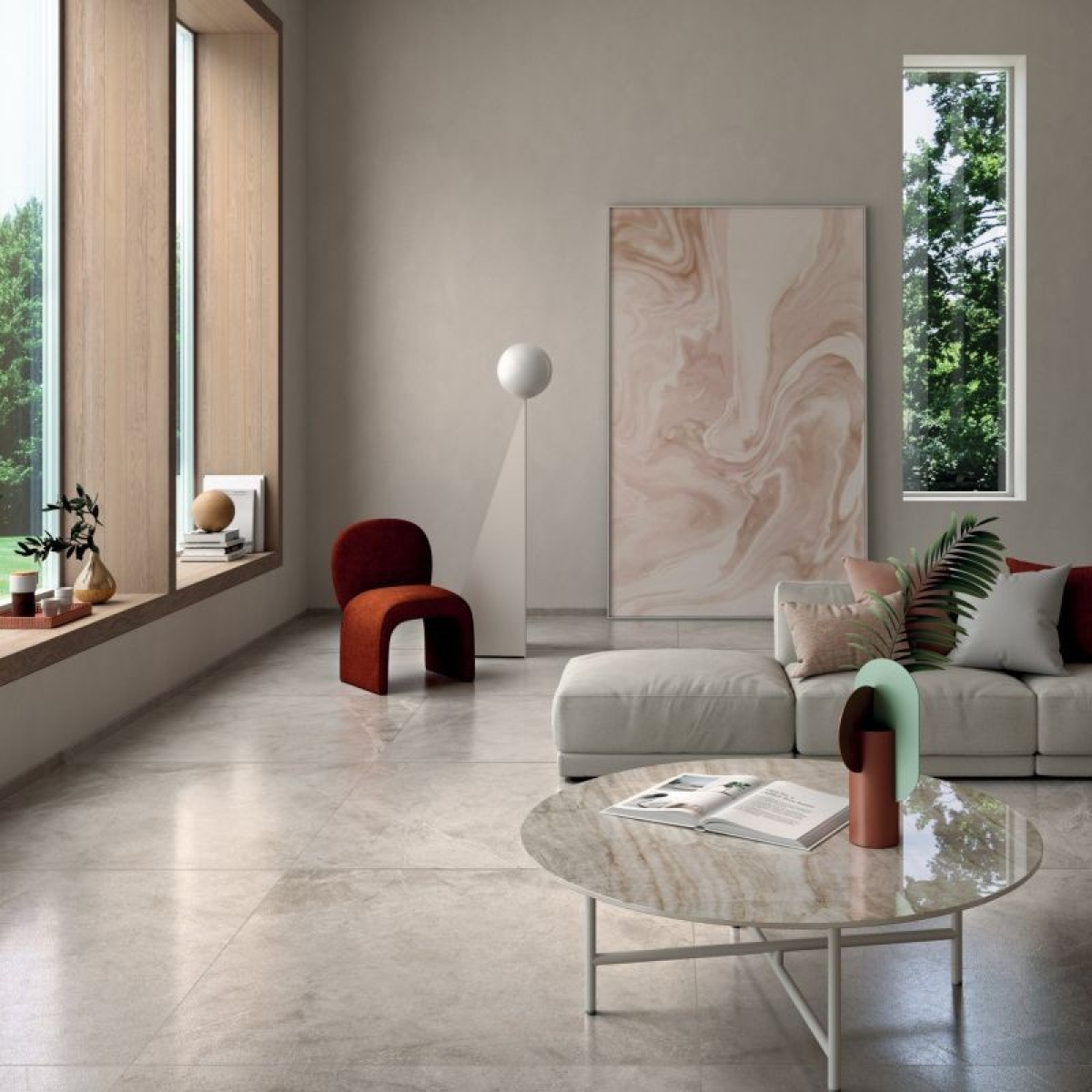 ABK ATLANTIS SAND 60X60 PŁYTKA GRESOWA - obrazek 2
