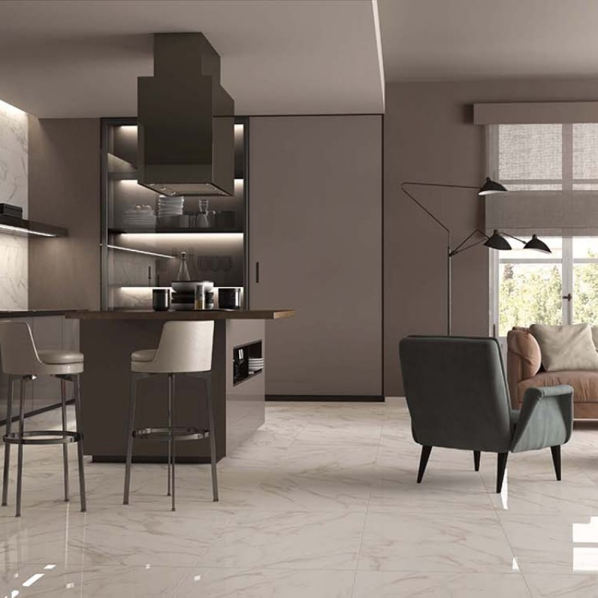ABK SENSI CLASSIC CALACATTA SELECT LUX+ 60X120 PŁYTKA GRESOWA - obrazek 2