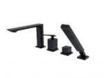 BESCO ASPIRA BATERIA WANNOWA 4 OTWOROWA CZARNY MAT