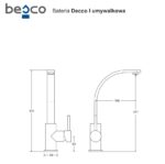 BESCO BATERIA UMYWALKOWA DECCO I CHROM - obrazek 2