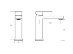 BESCO BATERIA UMYWALKOWA WYSOKA MODERN/VARIUM II CHROM - obrazek 3