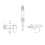 BESCO BATERIA WANNOWA MODERN/VARIUM CHROM - obrazek 2