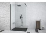 BESCO KABINA AVEO BLACK WALK IN 120X195