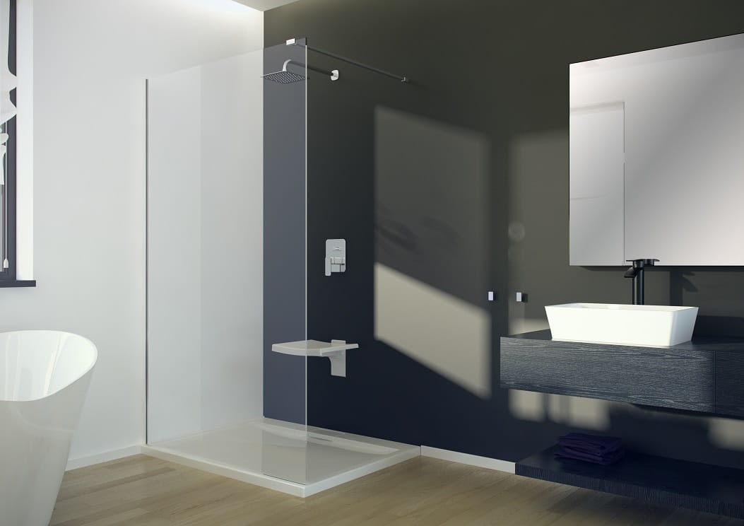 besco-kabina-aveo-walk-in-110x195 BESCO KABINA AVEO WALK IN 110X195 - obrazek 1
