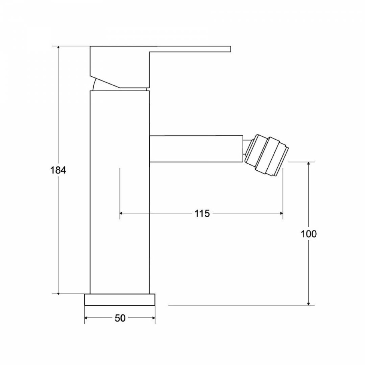 BESCO MODERN/VARIUM BATERIA BIDETOWA CHROM - obrazek 2