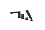 BESCO MODERN/VARIUM BATERIE WANNOWE 4-OTWOROWE CZARNY MAT