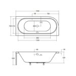 BESCO OBUDOWA DO WANNY AVITA ASYMETRYCZNA 170 - obrazek 3