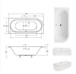BESCO WANNA AVITA SLIM ASYMETRYCZNA PRAWA 170X75 - obrazek 2
