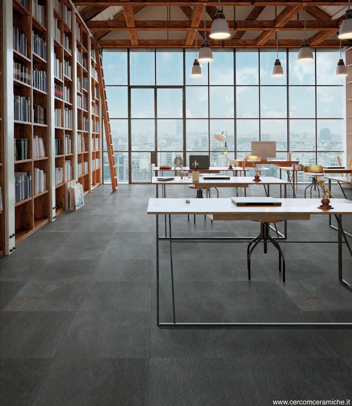 CERCOM STONE BOX LAVAGNA 60X60 PŁYTKA GRESOWA - obrazek 2