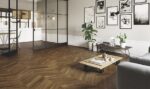 EMIL CERAMICA SLEEK WOOD MOHOGANY CHEVRON 11X54 PŁYTKA GRESOWA - obrazek 2