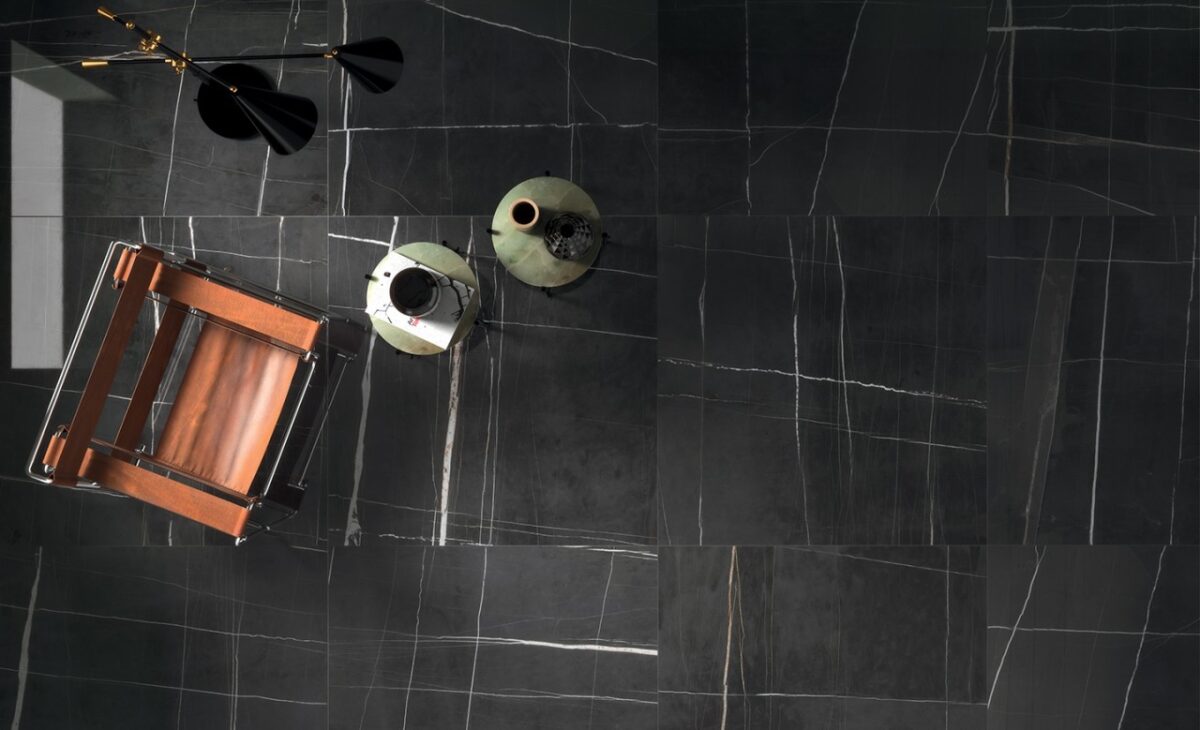 ITALGRANITI MARBLE EXPERIENCE SAHARA NOIR 120x280 POŁYSK GRES WIELKOFORMATOWY 6MM - obrazek 2