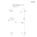 OLTENS ALLING DRĄŻEK PRYSZNICOWY 90CM - obrazek 3