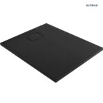 OLTENS BERGYTAN BRODZIK PROSTOKĄTNY 100X80 CM ROCKSURFACE CZARNY MAT