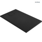 OLTENS BERGYTAN BRODZIK PROSTOKĄTNY 120X70 CM ROCKSURFACE CZARNY MAT
