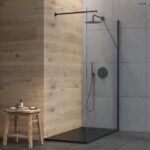 OLTENS BERGYTAN BRODZIK PROSTOKĄTNY 140x70 CM ROCKSURFACE CZARNY MAT - obrazek 3