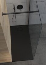 OLTENS BERGYTAN BRODZIK PROSTOKĄTNY 140x90 CM ROCKSURFACE CZARNY MAT - obrazek 4