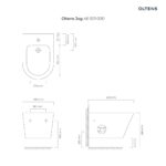 OLTENS BIDET WISZĄCY JOG Z POWŁOKĄ SMARTCLEAN - obrazek 4