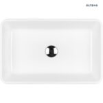 OLTENS FOSSA UMYWALKA NABLATOWA PROSTOKĄTNA Z POWŁOKĄ SMARTCLEAN 34X55CM - obrazek 2