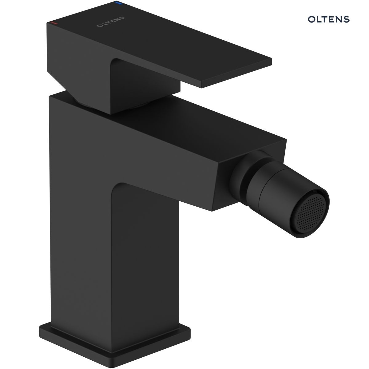Oltens Gota bateria bidetowa stojąca czarny mat 31301300 - obrazek 2