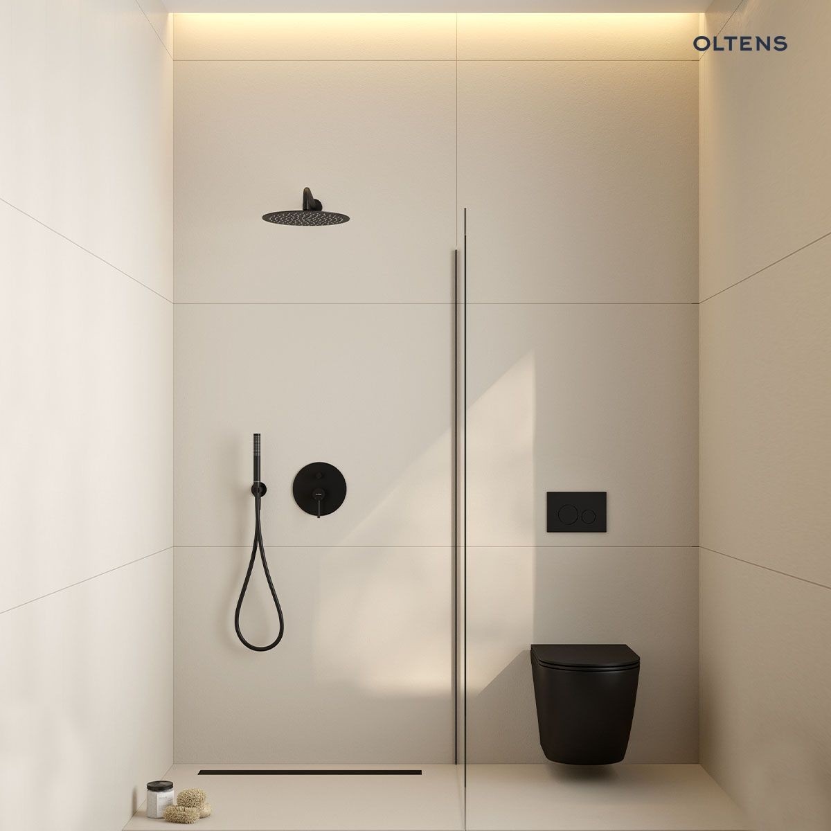 OLTENS HAMNES MISKA WC WISZĄCA PURERIM Z POWŁOKĄ SMARTCLEAN CZARNY MAT - obrazek 7