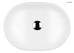 OLTENS HAMNES UMYWALKA NABLATOWA OWALNA Z POWŁOKĄ SMARTCLEAN 34x47,5CM - obrazek 2