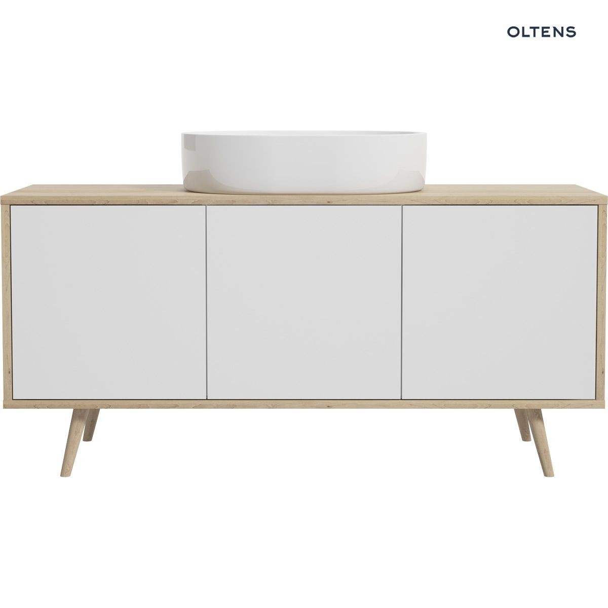oltens-hedvig-szafka-podumywalkowa-wiszaca-bialy-polyskdab-nova-140cm OLTENS HEDVIG SZAFKA PODUMYWALKOWA WISZĄCA BIAŁY POŁYSK/DĄB NOVA 140CM - obrazek 1