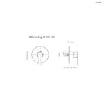 Oltens Jog bateria prysznicowa podtynkowa kompletna chrom 33103100 - obrazek 2