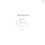 Oltens Jog bateria umywalkowa stojąca niska chrom 32304100 - obrazek 2