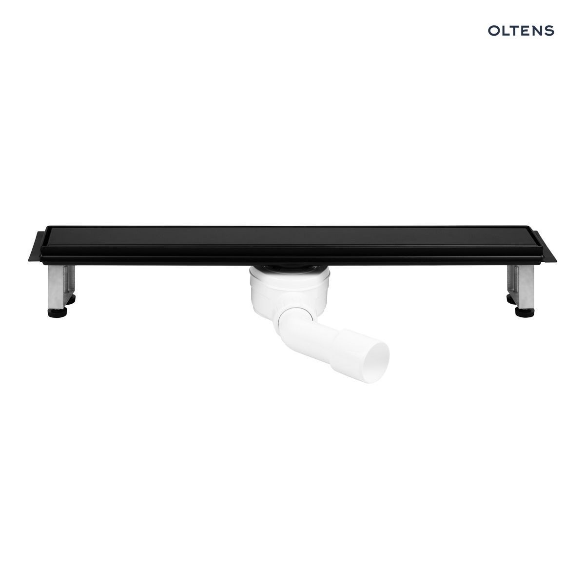 OLTENS LANGAN UNIWERSALNY ODPŁYW PRYSZNICOWY LINIOWY 90 CM Z KOŁNIERZEM CZARNY MAT - obrazek 3