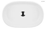 OLTENS LOM UMYWALKA NABLATOWA OWALNA Z POWŁOKĄ SMARTCLEAN 34x55CM