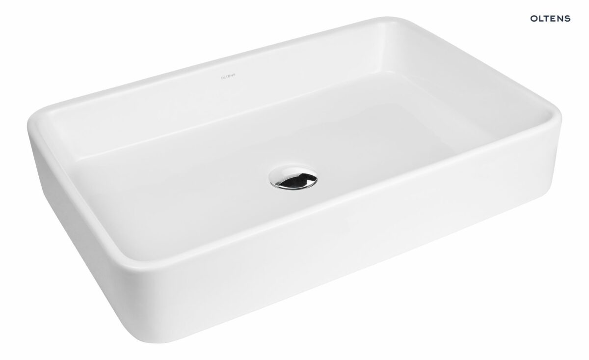 OLTENS LUSTRA UMYWALKA NABLATOWA PROSTOKĄTNA Z POWŁOKĄ SMARTCLEAN 35x60,5CM - obrazek 2