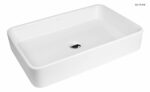 OLTENS LUSTRA UMYWALKA NABLATOWA PROSTOKĄTNA Z POWŁOKĄ SMARTCLEAN 35x60,5CM - obrazek 2