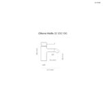 Oltens Molle bateria umywalkowa stojąca chrom 32300100 - obrazek 2