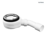 OLTENS PITE TURBO SYFON BRODZIKOWY ODPŁYW 90MM BEZ POKRYWY Z METALOWĄ FLANSZĄ