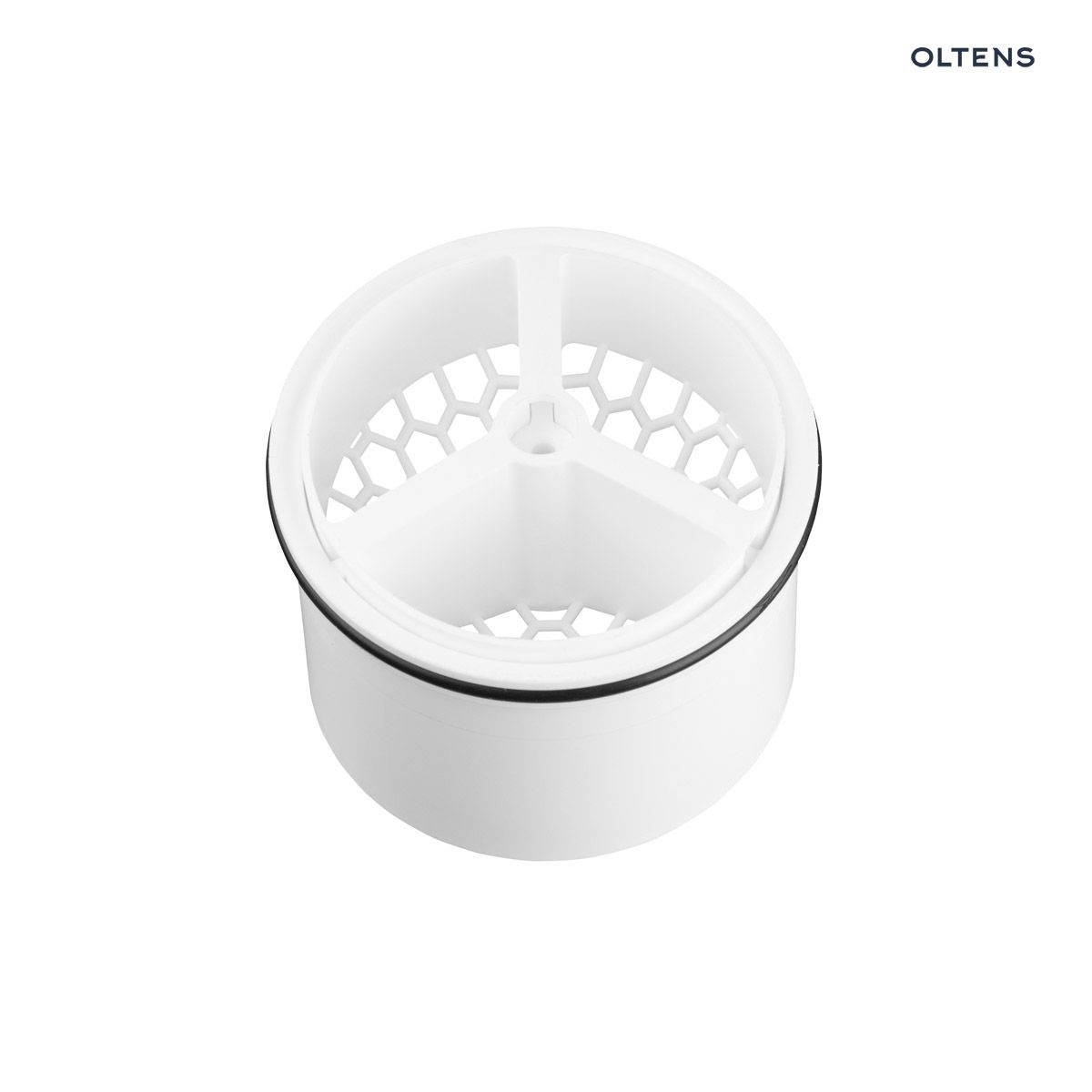 OLTENS PITE TURBO SYFON BRODZIKOWY ODPŁYW 90MM BEZ POKRYWY Z METALOWĄ FLANSZĄ - obrazek 3