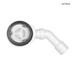 OLTENS PITE TURBO SYFON BRODZIKOWY ODPŁYW 90MM BEZ POKRYWY Z METALOWĄ FLANSZĄ - obrazek 4