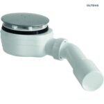 OLTENS PITE TURBO SYFON BRODZIKOWY ODPŁYW 90MM PLASTIKOWY CHROM