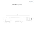 OLTENS RHINE GIDE (S) ZESTAW BIDETOWY CHROM - obrazek 3