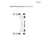OLTENS RHINE GIDE (S) ZESTAW BIDETOWY CHROM - obrazek 7