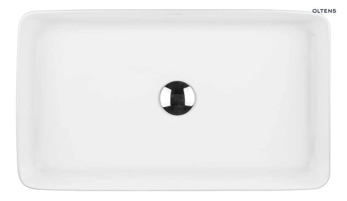 OLTENS SOLBERG UMYWALKA NABLATOWA PROSTOKĄTNA Z POWŁOKĄ SMARTCLEAN 41,5x62CM - obrazek 2
