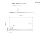 OLTENS SUPERIOR BRODZIK PROSTOKĄTNY 80x120 - obrazek 2