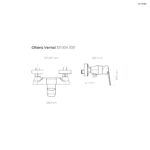 Oltens Vernal bateria prysznicowa ścienna chrom 33004100 - obrazek 2