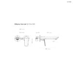 Oltens Vernal bateria umywalkowa podtynkowa kompletna chrom 32104100 - obrazek 2