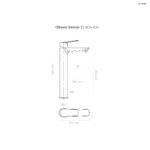 Oltens Vernal bateria umywalkowa stojąca wysoka chrom 32504100 - obrazek 2