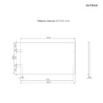 OLTENS VERNAL BLAT 80 CM NASZAFKOWY GRAFIT - obrazek 2