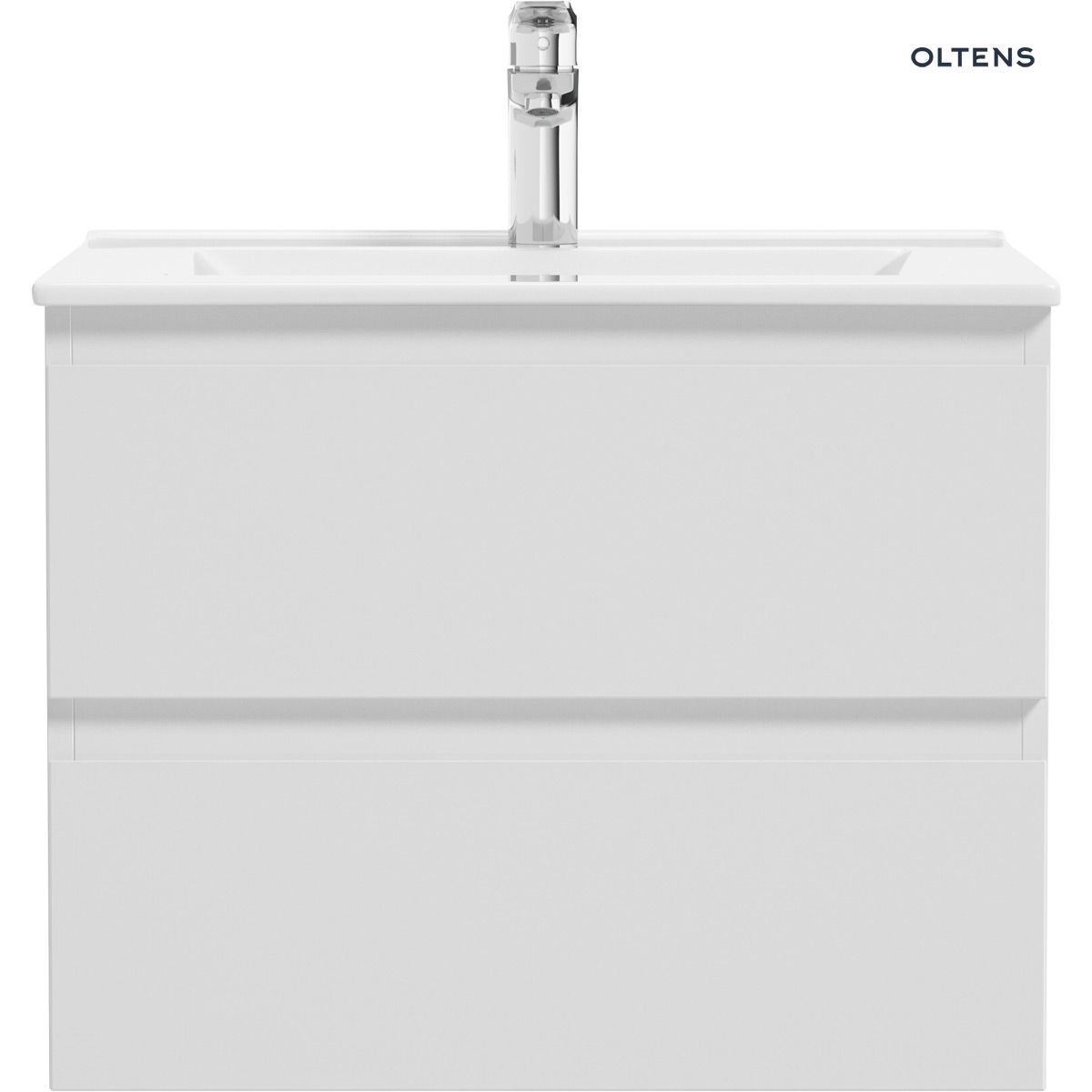 OLTENS VERNAL SZAFKA PODUMYWALKOWA WISZĄCA BIAŁY POŁYSK 60CM - obrazek 2