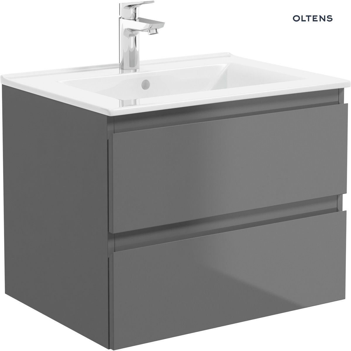 OLTENS VERNAL SZAFKA PODUMYWALKOWA WISZĄCA GRAFIT 60CM - obrazek 2