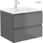 OLTENS VERNAL SZAFKA PODUMYWALKOWA WISZĄCA GRAFIT 60CM - obrazek 2