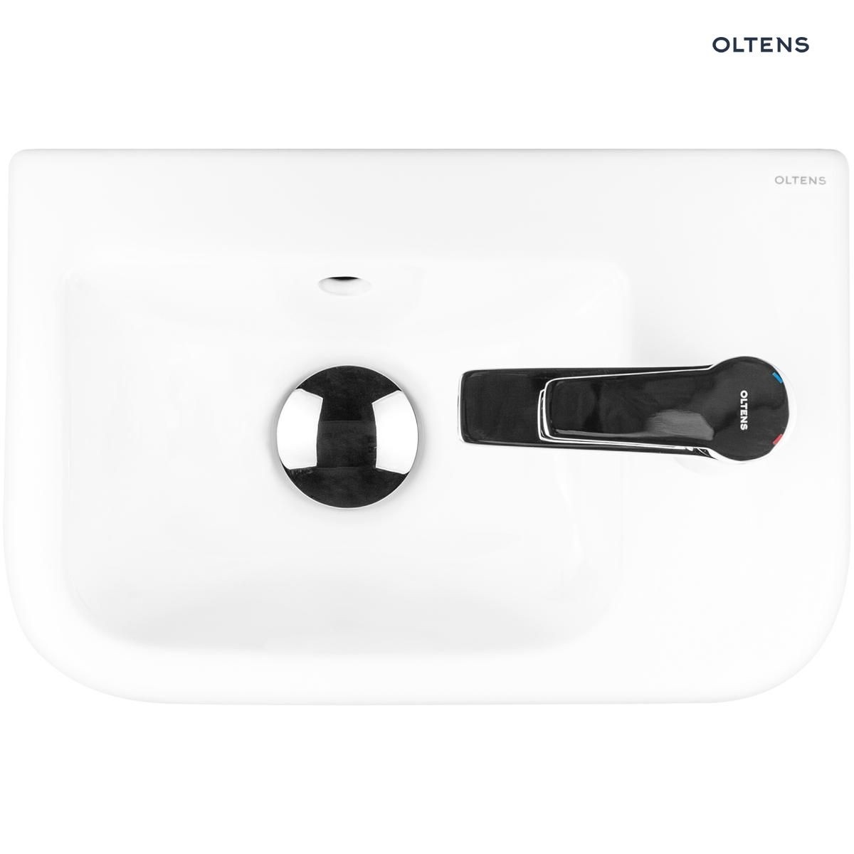 OLTENS VERNAL UMYWALKA WISZĄCA PRAWA Z POWŁOKĄ SMARTCLEAN 24,5x37CM - obrazek 2