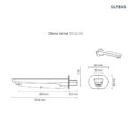 Oltens Vernal wylewka wannowa chrom 39102100 - obrazek 2